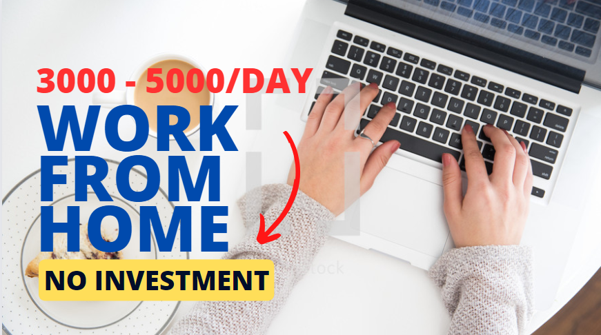 Typing Work from home students - Earn 3000-5000 rupees per day - Weekly Payout
