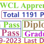 WCL Recruitment 2023: Apprentice Posts, 1191 Vacancies | आवेदन कैसे करें | पूरी जानकारी |WCL Apprentices भर्ती 1191 पद